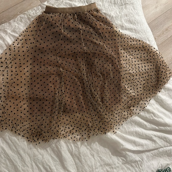 Mesh Tulle Polka Dot Skirt - Picture 4 of 4